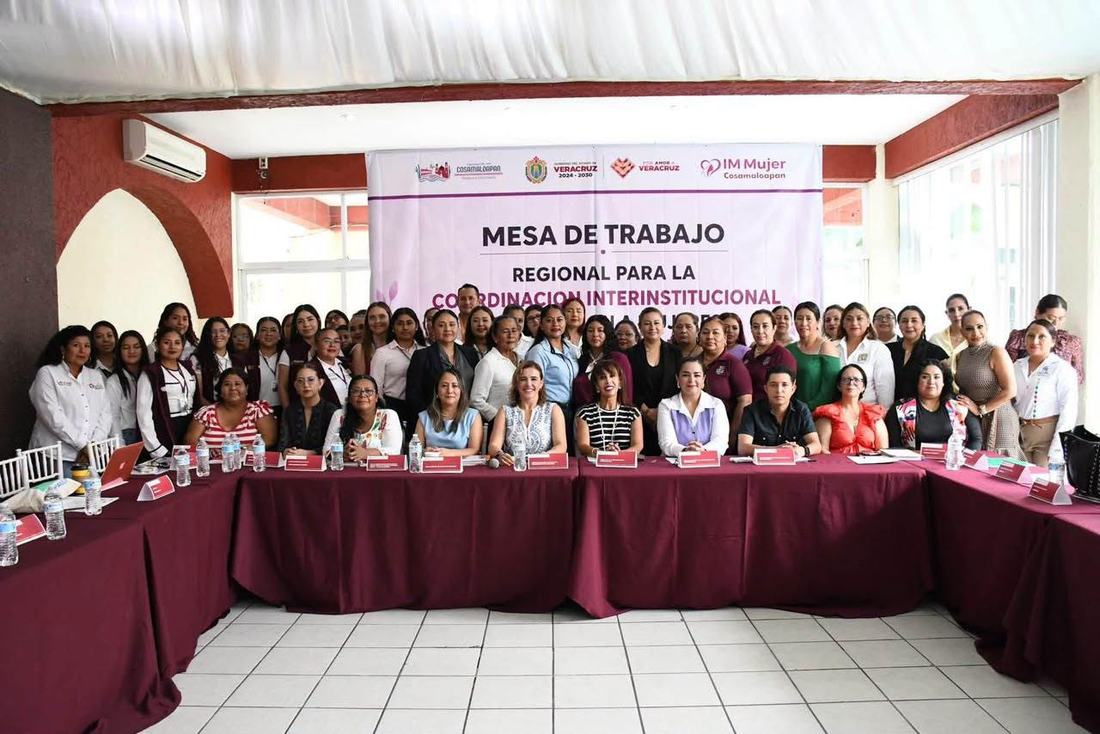 Mesa de trabajo regional para la coordinación interinstitucional en Cosamaloapan